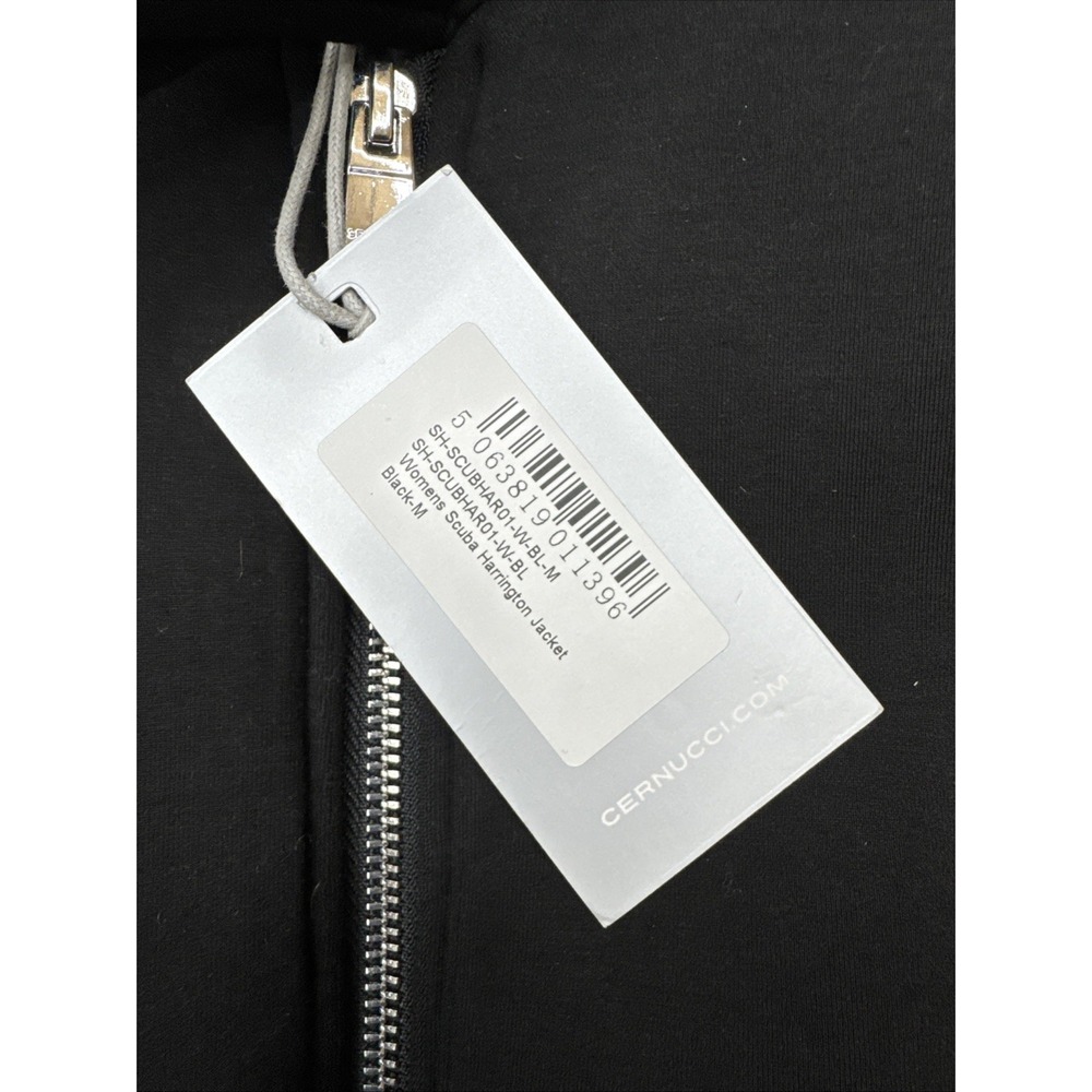 Cernucci Size Medium Black Crop Jacket #432 - Picture 6 of 12